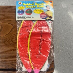 Guided Reading Beach Ball Set - Red